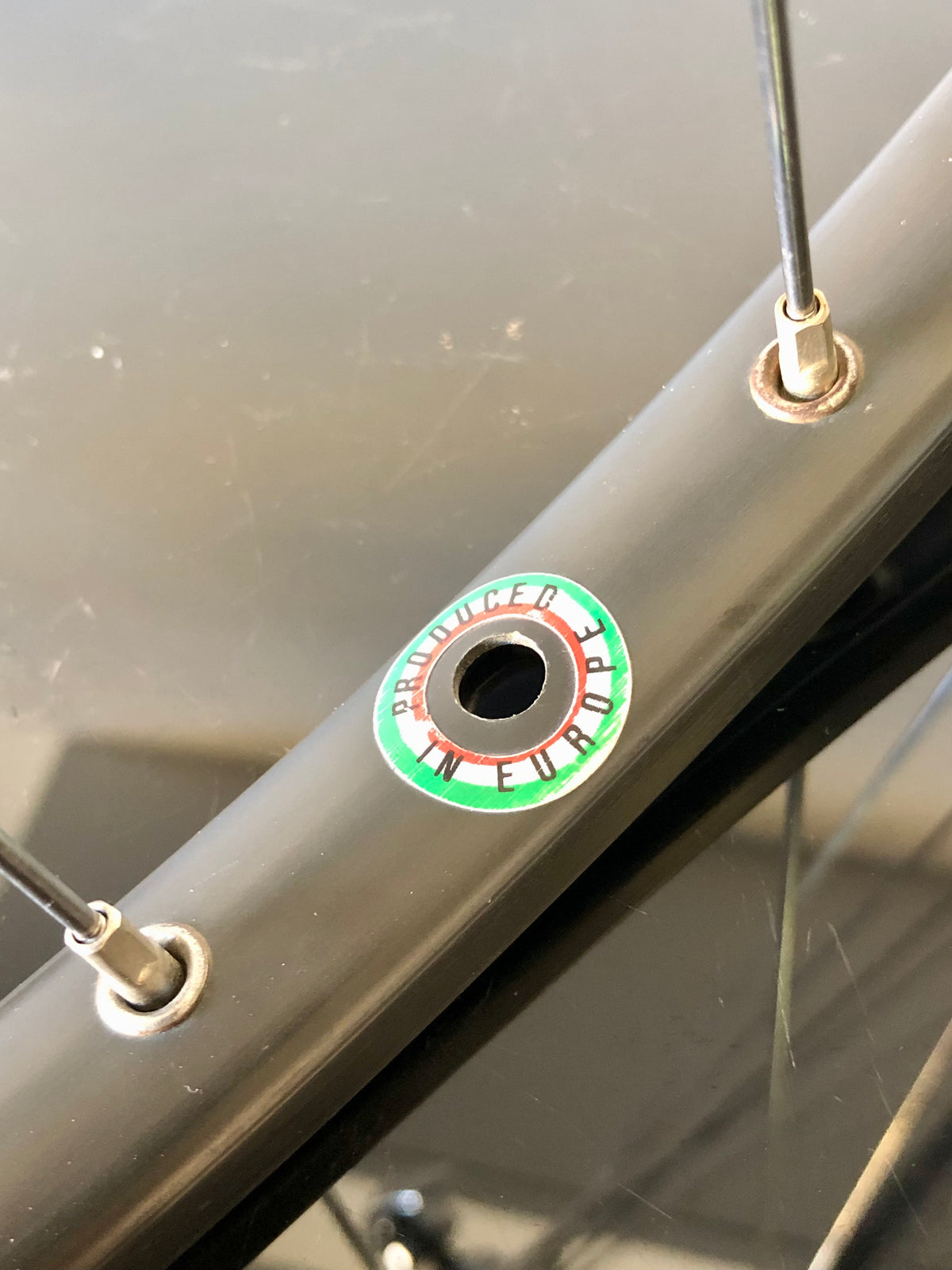 Ruote da corsa Campagnolo C-Record, Ambrosio Montreal. Per tubolare.