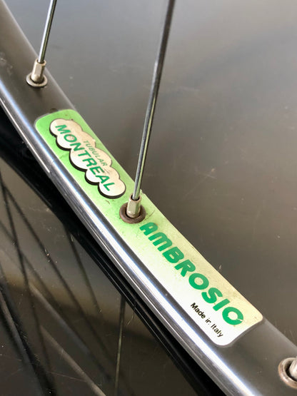 Ruote da corsa Campagnolo C-Record, Ambrosio Montreal. Per tubolare.