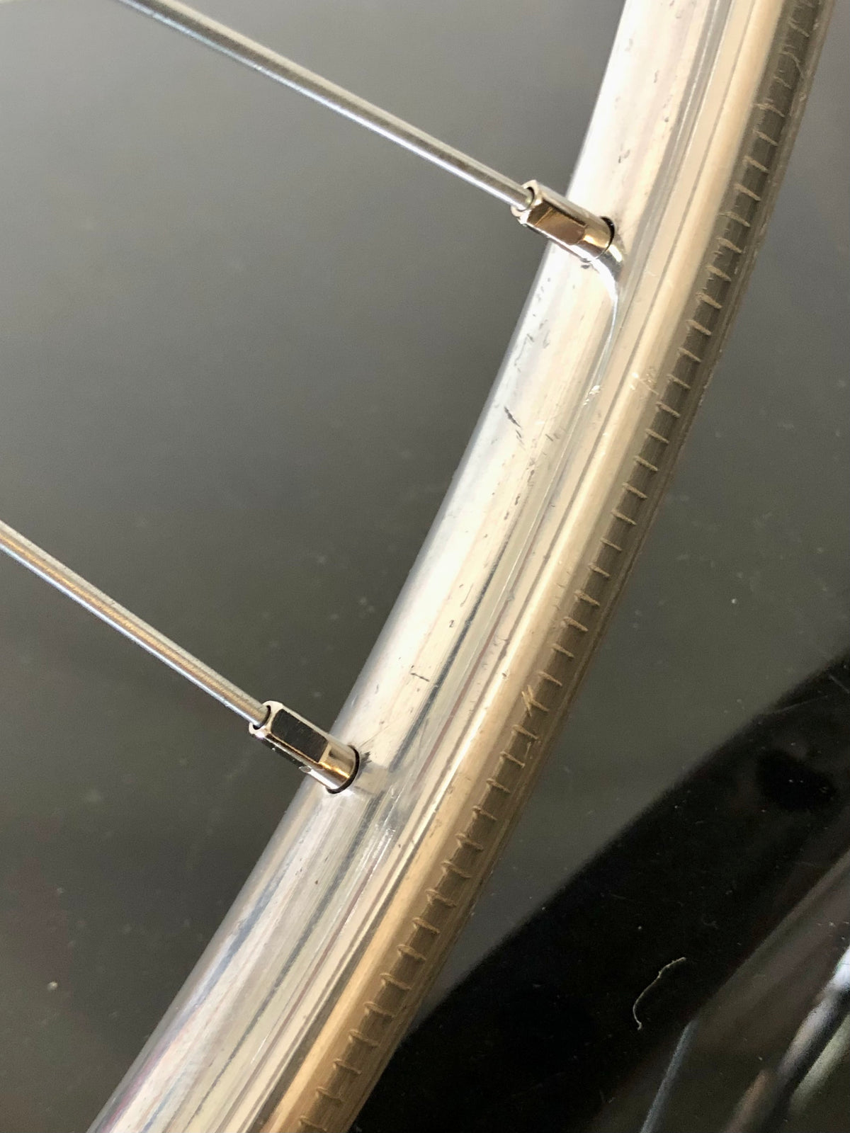 Ruote Campagnolo con mozzi Nuovo Tipo a flangia alta e cerchi Nisi. 700c tubolari.