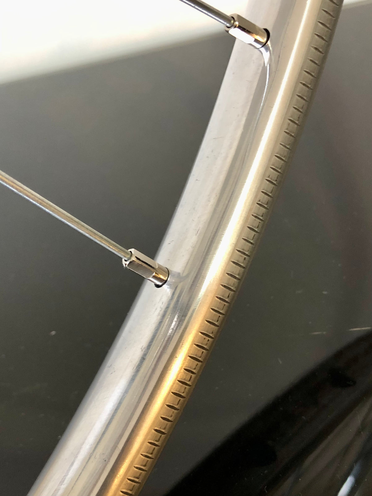 Ruote Campagnolo con mozzi Nuovo Tipo a flangia alta e cerchi Nisi. 700c tubolari.