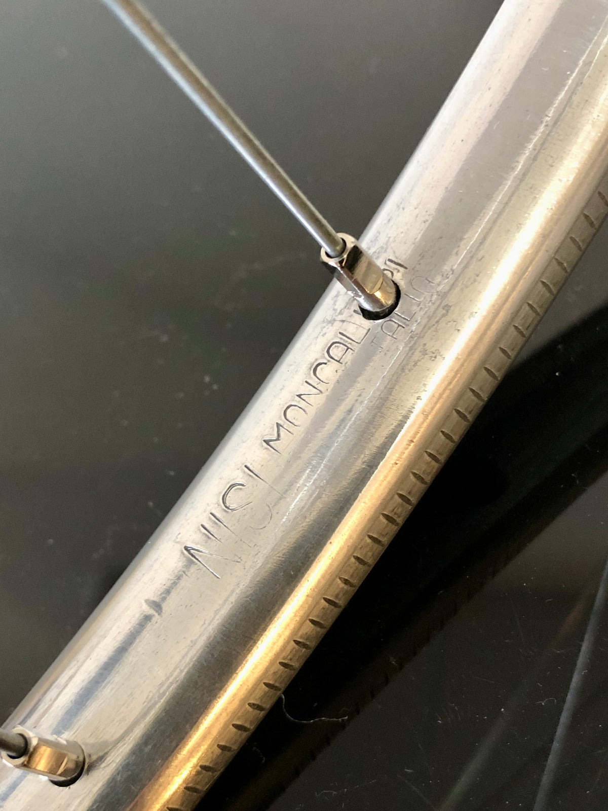 Ruote Campagnolo con mozzi Nuovo Tipo a flangia alta e cerchi Nisi. 700c tubolari.