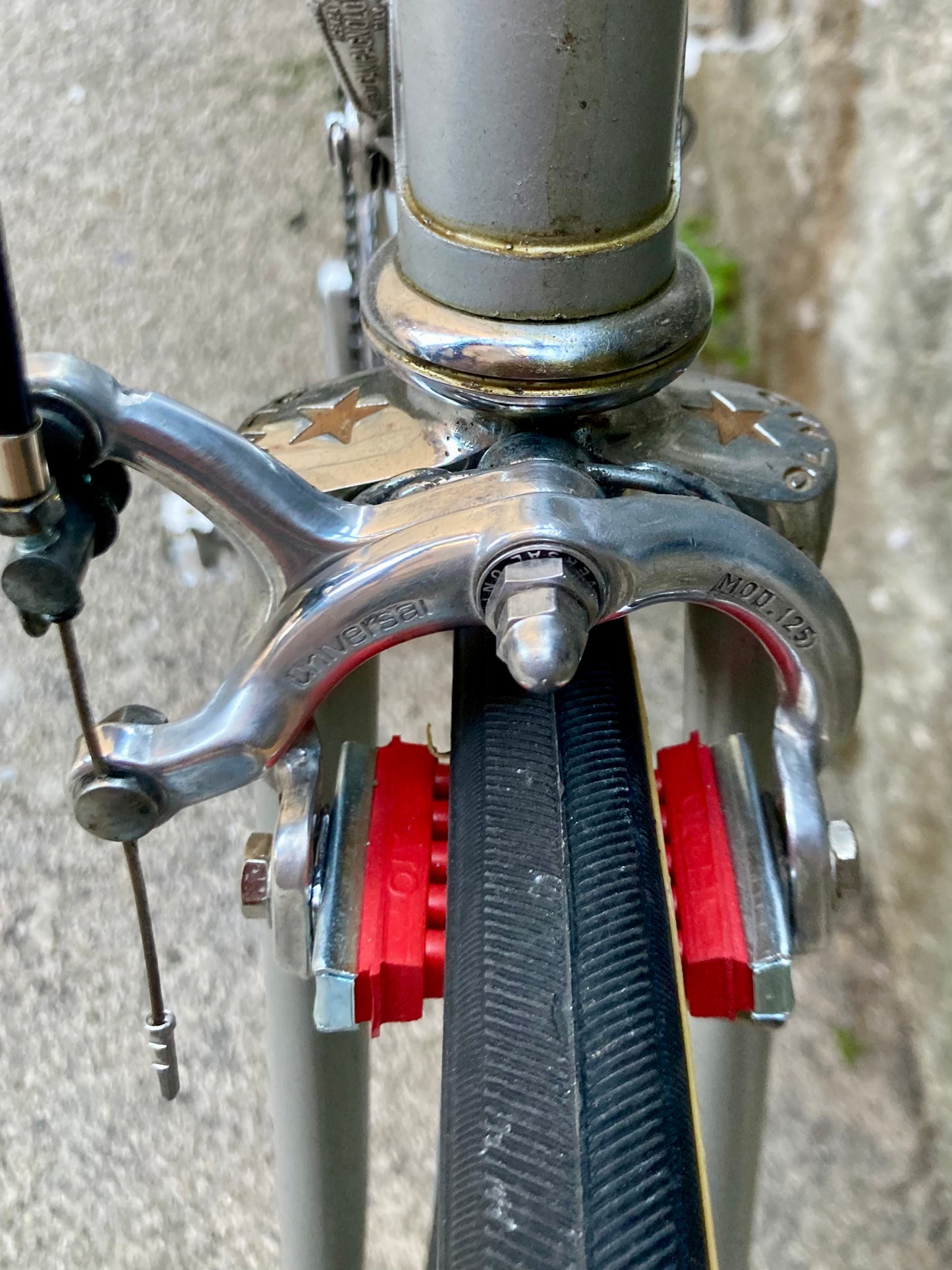 Bicicletta Olmo del '78. Tg. 54. Telaio Columbus, montaggio Campagnolo, Ofmega.