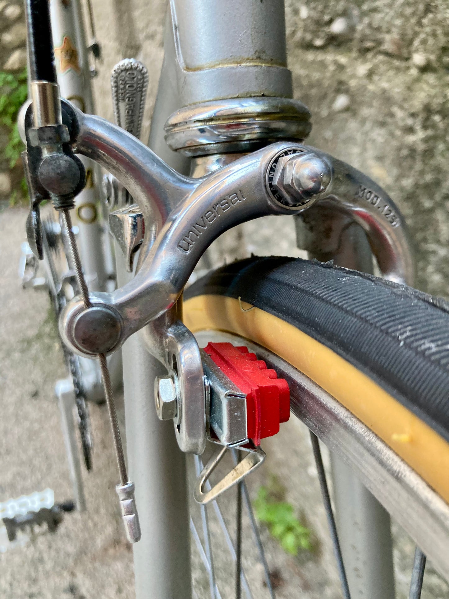 Bicicletta Olmo del '78. Tg. 54. Telaio Columbus, montaggio Campagnolo, Ofmega.