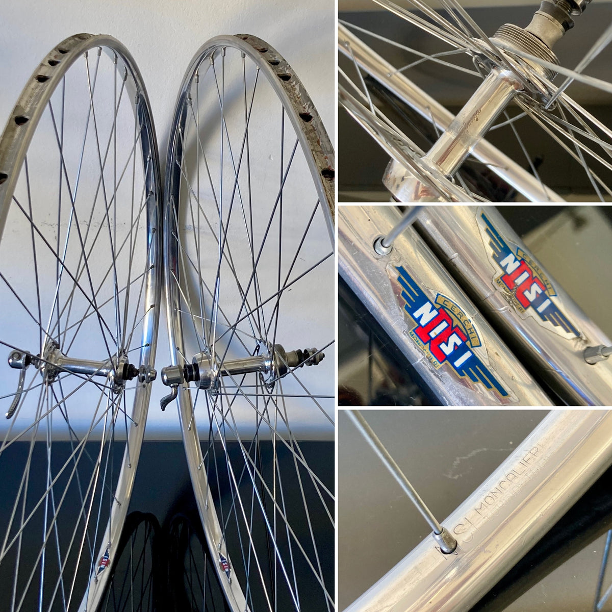 Ruote bici corsa Ofmega Gran Premio, cerchi Nisi. Per tubolare