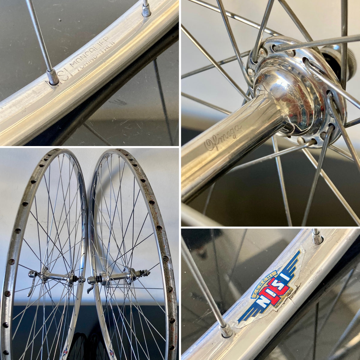 Ruote bici corsa Ofmega Gran Premio, cerchi Nisi. Per tubolare