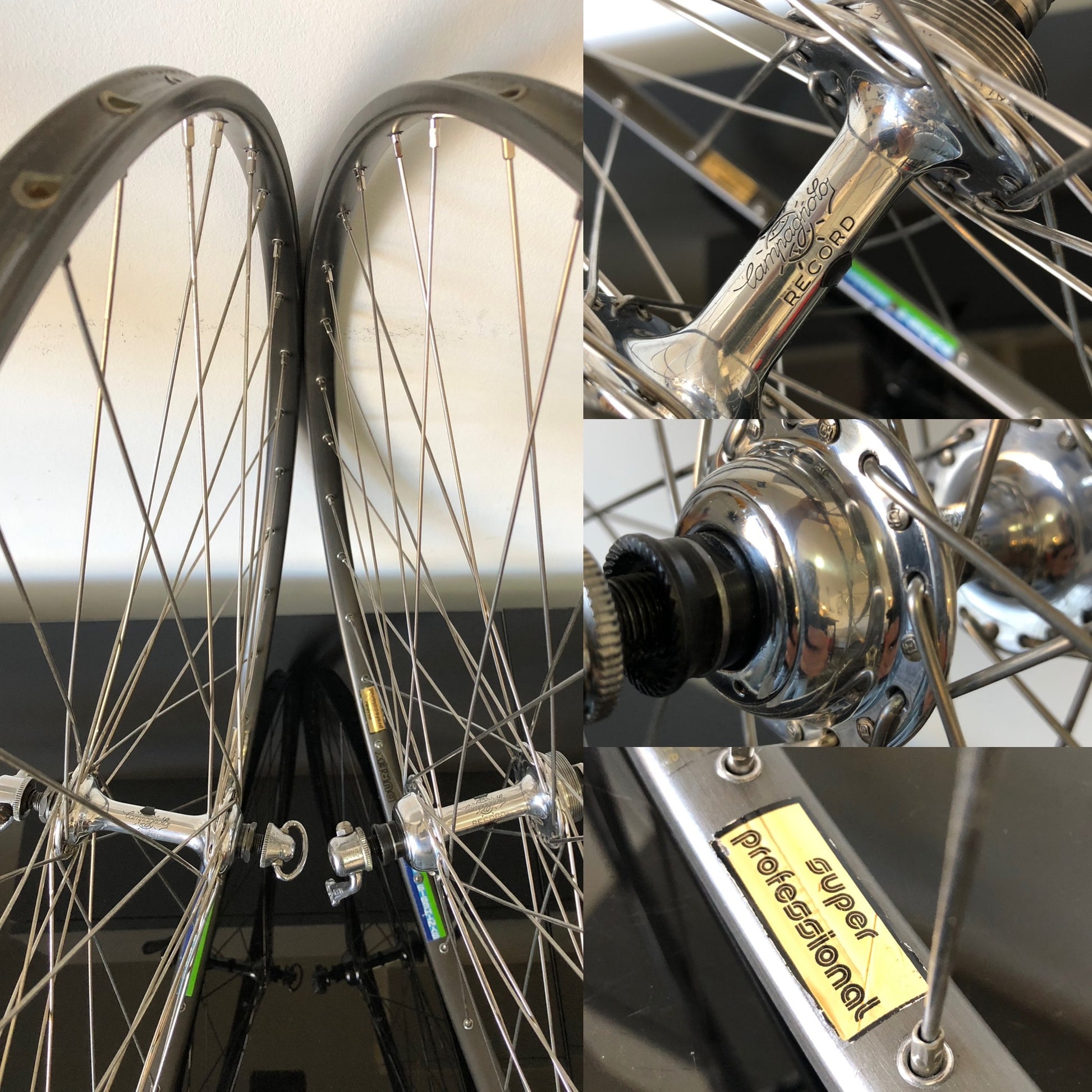 Ruote Campagnolo Record Ambrosio 700c per