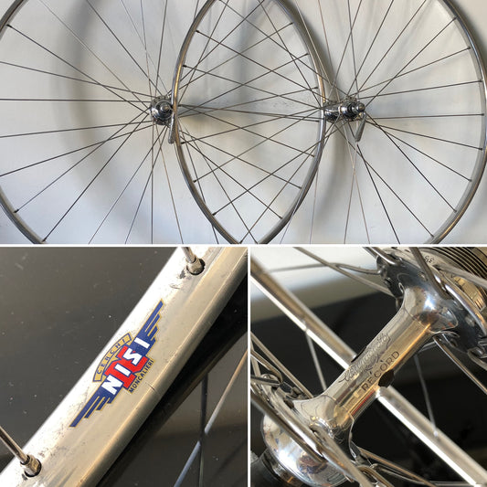 Set ruote Campagnolo Record, Nisi 28 fori. 700c per tubolare.