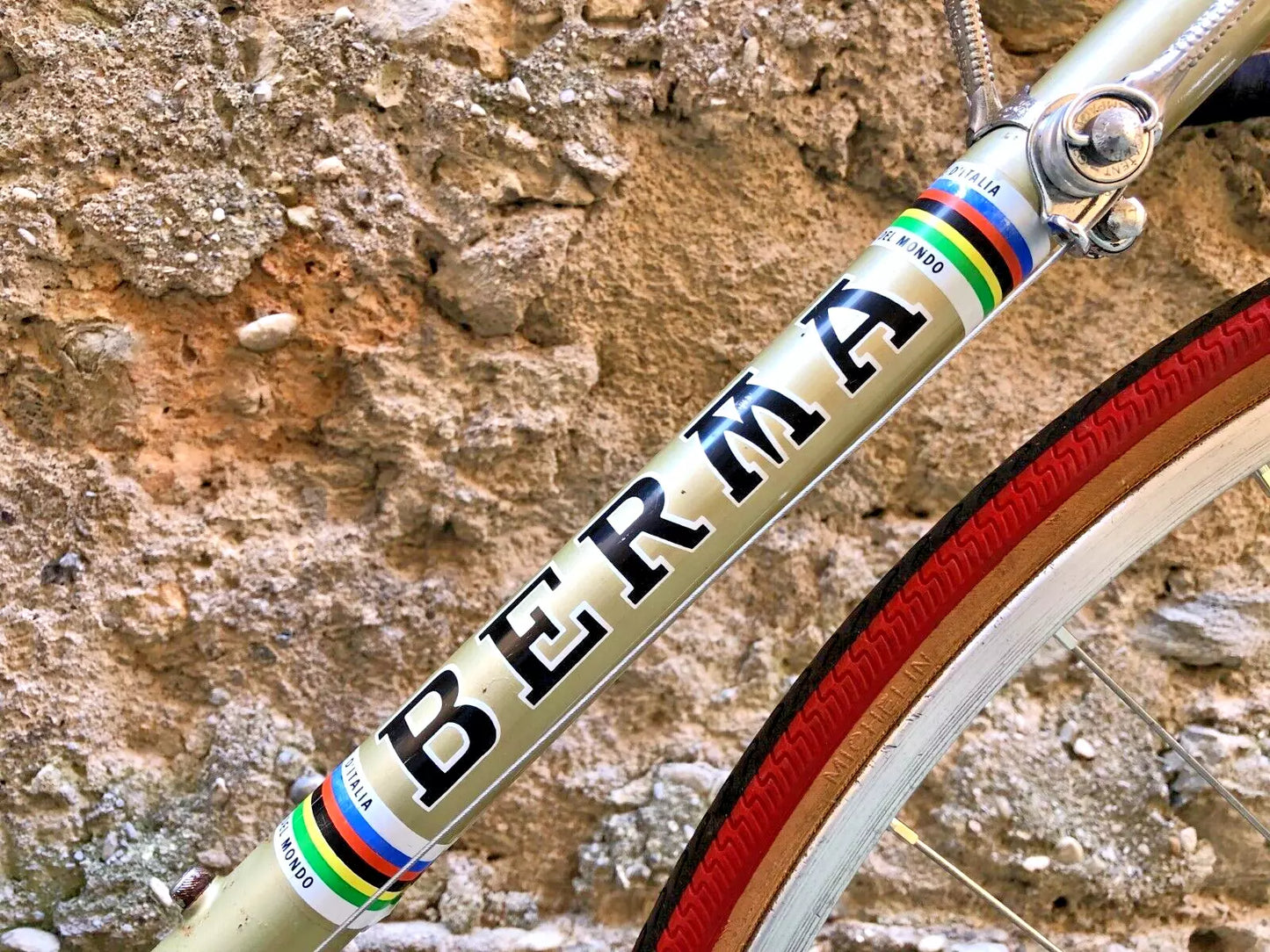 Bicicletta da corsa vintage Berma, taglia 51, Campagnolo.