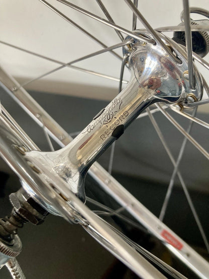 Ruote Campagnolo Record, cerchi Fiamme per tubolari. 700c