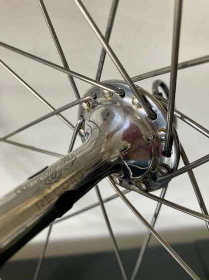 Ruote Campagnolo Record, cerchi Fiamme per tubolari. 700c