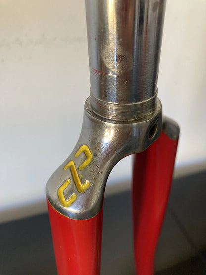 Forcella corsa in acciaio, diametro 1". 700c