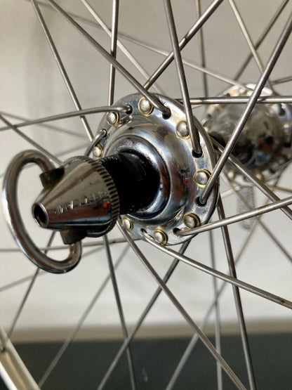 Ruote Campagnolo Record, cerchi Fiamme per tubolari. 700c