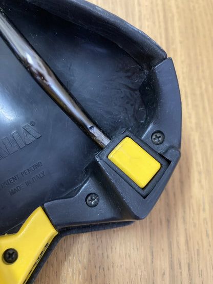 Selle Italia Turbo Matic del 1990. Tomaia in pelle.