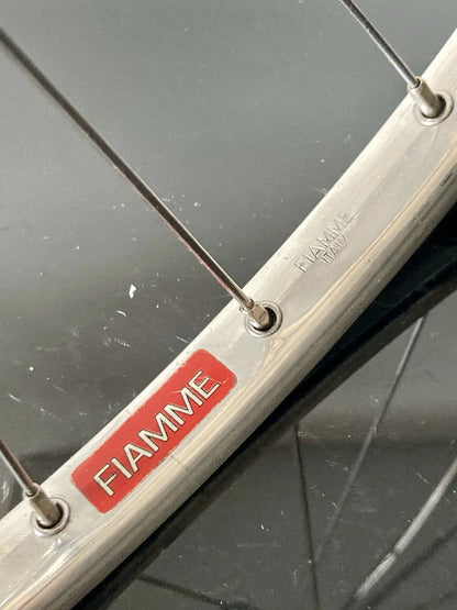 Ruote Campagnolo Record, cerchi Fiamme per tubolari. 700c