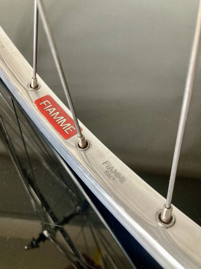Ruote Campagnolo Record, cerchi Fiamme per tubolari. 700c