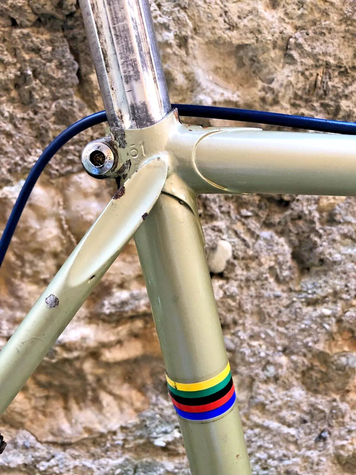 Bicicletta da corsa vintage Berma, taglia 51, Campagnolo.