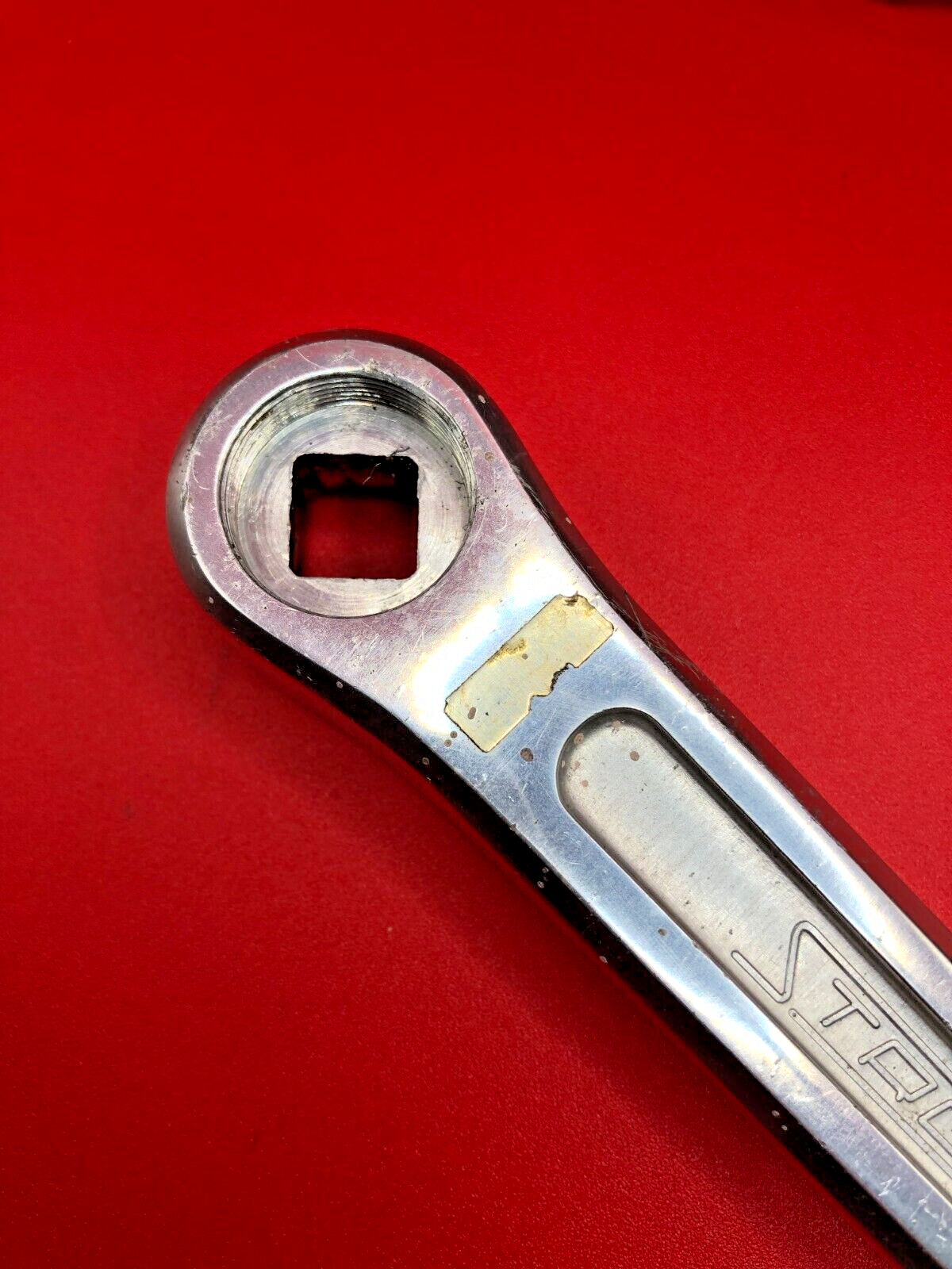 Guarnitura Stronglight 105 ter. 170mm, 52/42. Filettatura pedali francese.
