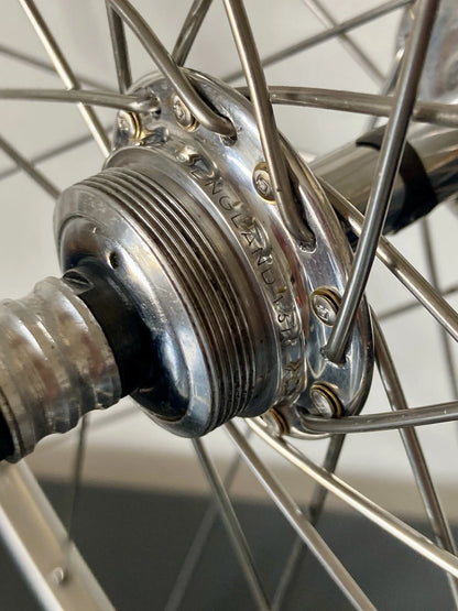 Ruote Campagnolo Record, cerchi Fiamme per tubolari. 700c