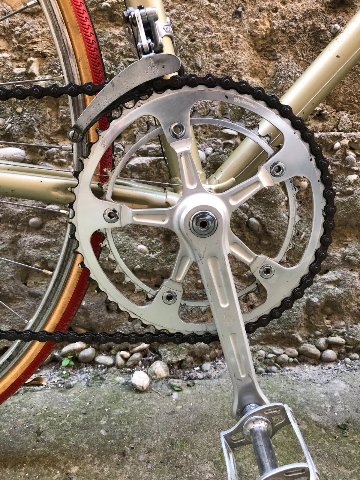 Bicicletta da corsa vintage Berma, taglia 51, Campagnolo.