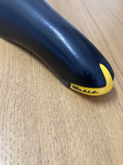 Selle Italia Turbo Matic del 1990. Tomaia in pelle.