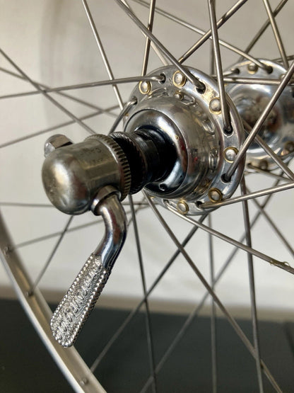 Ruote Campagnolo Record, cerchi Fiamme per tubolari. 700c