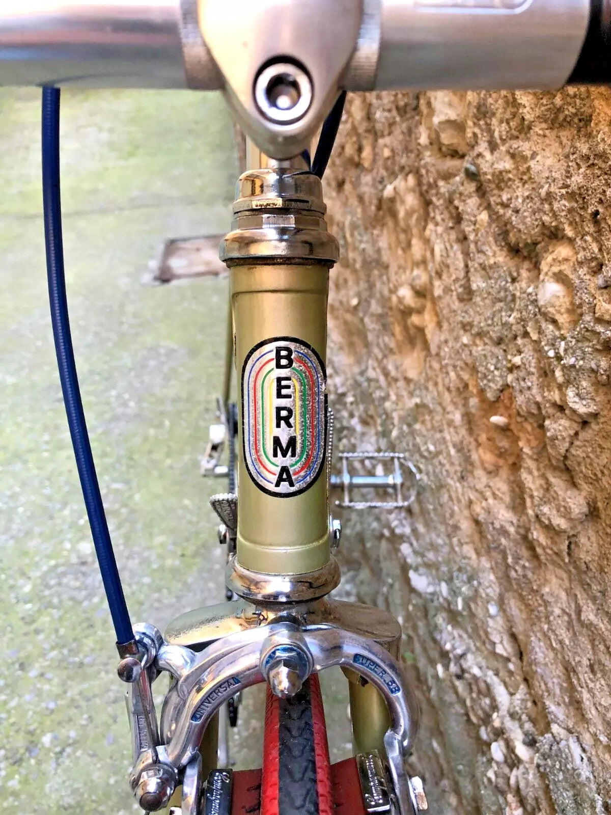 Bicicletta da corsa vintage Berma, taglia 51, Campagnolo.