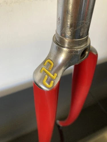 Forcella corsa in acciaio, diametro 1". 700c