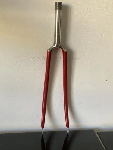 Forcella corsa in acciaio, diametro 1". 700c