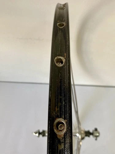 Ruota posteriore Campagnolo Record Ambrosio Montreal tubolare.