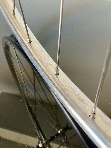 Ruote Campagnolo Record - Nisi tubolare. Mozzi a flangia alta "No Record".