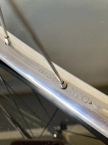 Ruote Campagnolo Record - Nisi tubolare. Mozzi a flangia alta "No Record".