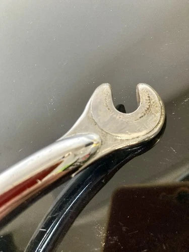 Forcella corsa Torpado in acciaio cromata. Diametro 1"