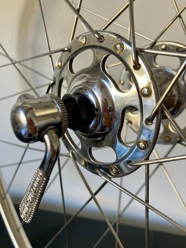 Ruote Campagnolo Record - Nisi tubolare. Mozzi a flangia alta "No Record".
