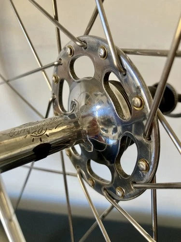 Ruote Campagnolo Record - Nisi tubolare. Mozzi a flangia alta "No Record".